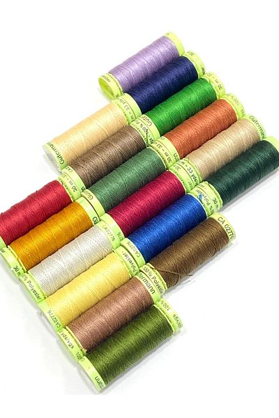 karantuhafiye Güterman Cord Thread Sewing Thread 30 Mt / Jeans Thread / 5 Pieces