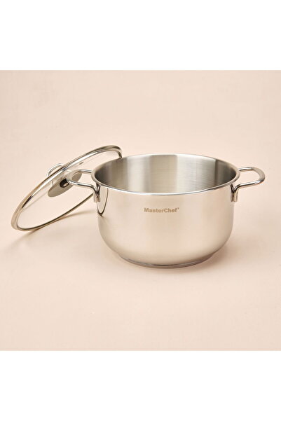 MATMEL Stainless Steel Pot - Gray - 24 cm