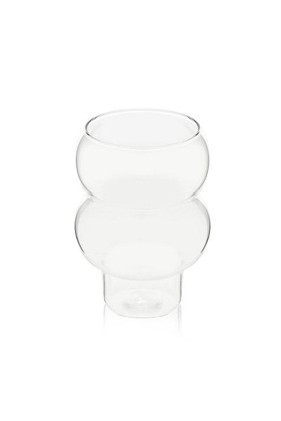 ASPARTAM Knuckle Borosilicate Glass Cup - Transparent - 520 ml
