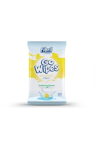 MATMEL Fibril Go Wipes Wet Wipes Lemon Freshness 20's