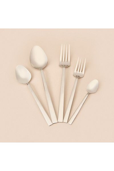 ASPARTAM 30 Piece Stainless Steel Cutlery Set - Grey