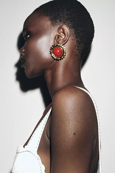 SU PERİSİ TAKI BİJUTERİ Brand Model Sun Model Earrings