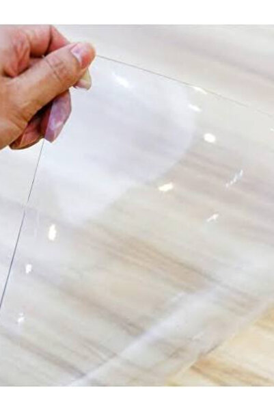NetBazaars 1.2 mm Pvc Table Cover, Clear Table Cover, 70X130