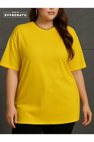 EFFRENATU Seria de tricouri cu mărime mare (OVERSIZE-CURVE) Unisex