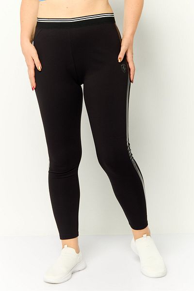 Scuderia Ferrari Women Sportswear Fit Pull On Training Leggings, Black
