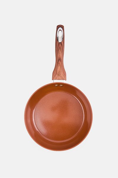 Phantom Chef 9,5 Inch Aluminum Fry Pan, Brown