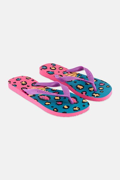 Havaianas شبشب نسائي كاجوال سهل الارتداء، طراز 2، أزرق مخضر