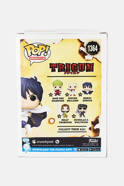 Funko Pop Animation 1364 Trigun Meryl Stryfe Vinyl Figure