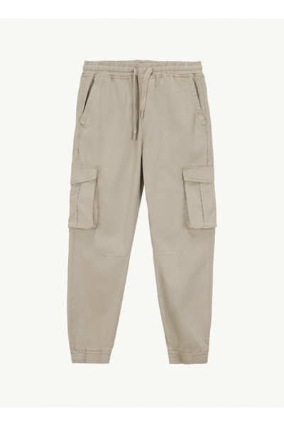 Lee Lastikli Bel Lastikli Paça Antrasit Erkek Pantolon L251056358 Kargo Jogger Pantolon