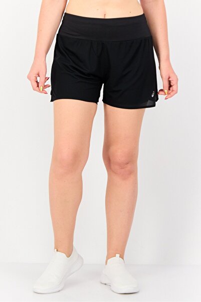 Asics Women Sportswear Fit Textured Training Shorts, Black
