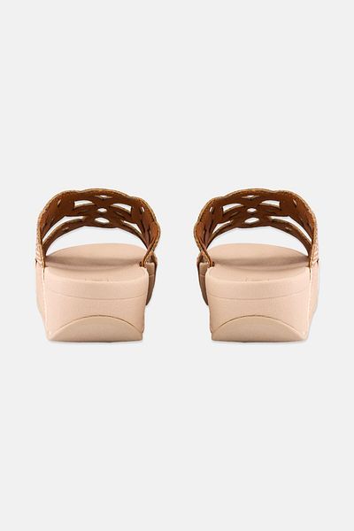 Fitflop Women Slip On Crystal Sandal, Rose Gold