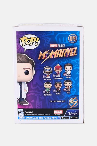 Funko Pop 1079 Marvel- Ms Marvel Bruno Collectable Vinyl Figure