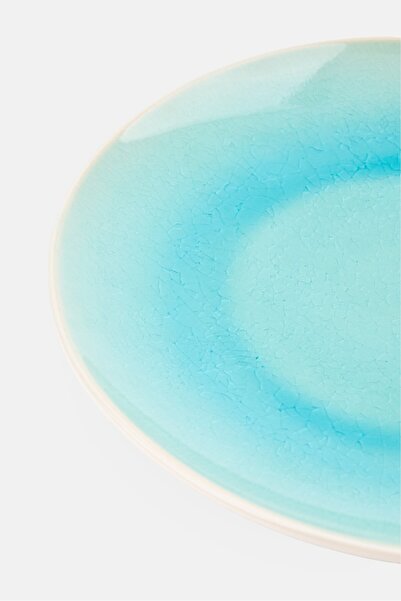 Fissman Ceramic Dessert Plate Celine Series, Teal