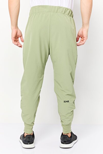 adidas Men Regular Fit Brand Logo Training Track Pants, Light Olive