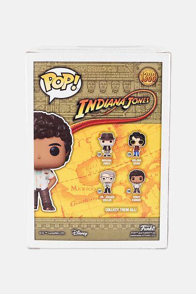 Funko Pop 1388 Indiana Jones And The Dial Of Destiny Teddy Kumar Bobble Head