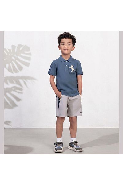 Giordano Kids' G-Motion Mid-Rise Elastic Waist Shorts