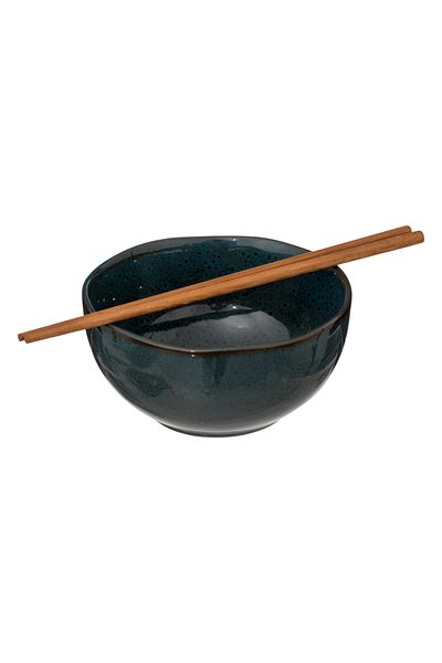 Secret de Gourmet 2 Piece Jade Poke Bowl with Chopsticks