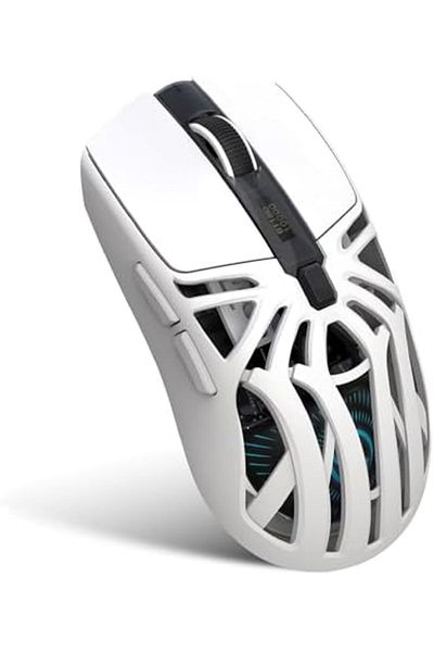 ROCK POW Wireless Gaming Mouse, Triple Mode Bluetooth/2.4G/Wired, 6 Buttons with Adjustable DPI up to 10000,