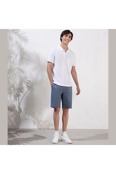 Giordano Men's Slim Fit Solid Pique Polo