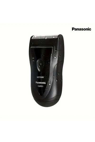 PANASONIC ES3831 Panasonic Electric Shaver ES3831 Dry Battery Power Men's Portable Beard Razor Full Body Wash