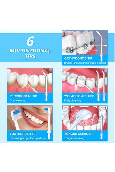 Choice h2ofloss Original Jet Tips Replacement Nozzles for h2ofloss Dental Water Flosser Oral Irrigator A...