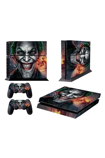 Generic ملصقات وحدة تحكم ألعاب PS4 بدون غراء، غشاء حماية لهيكل الملحقات الرقمية