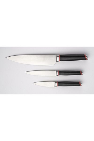 Hatchen 6-Piece Stainless Steel Sharp Blade Kitchen Knife Set with Storage Block