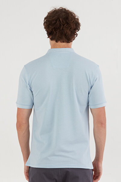 Fulla Moda Basic Polo Yaka Yarım Fermuarlı Tişört