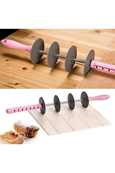 rexa أسطوانة تقطيع العجين - أداة لف فعالة لقطع العجين وتشكيله بشكل متساوٍ