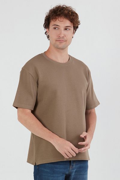 Fulla Moda Μπλουζάκι Basic Crew Neck Oversize