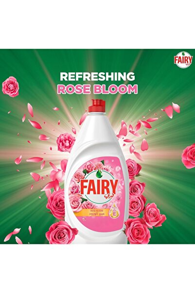 Fairy Dishwashing Liquid Rose Bloom With A Touch Of Vitamin E Value Pack 2 x 800 ml