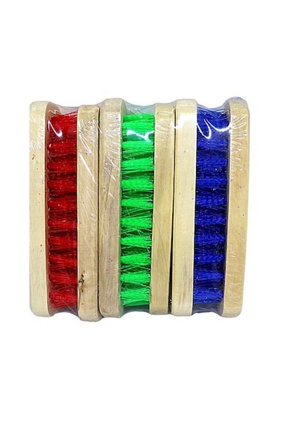 OEM Set of 3 wooden brushes for carpets and household