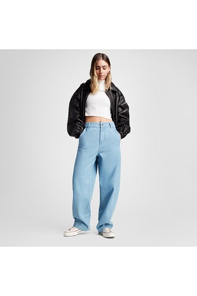 converse Γυναικείο μπλε παντελόνι από υφαντό τζιν