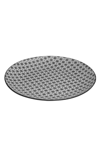 Secret de Gourmet Flower Dinner Set Black and White