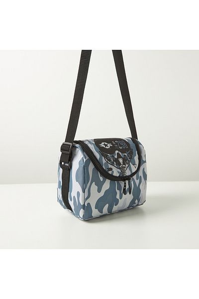 Juniors Camoflauge Print Lunch Bag With Adjustable Strap