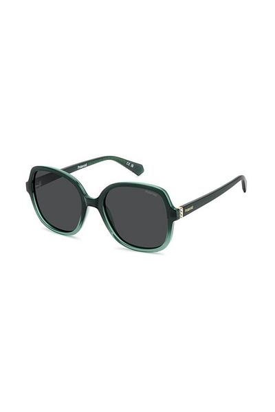Polaroid Polarized Sunglasses Women Polaroid PLD 4177/S/X 1ED/M9, Plastic, Green, 55 mm