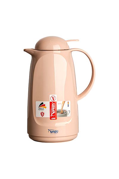Valk Double Wall Glass Anti-Leakage Wide Mouth Vacuum Flask with Push Cover