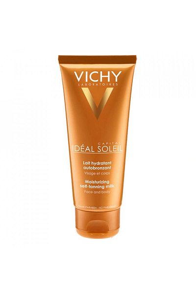 Vichy Lapte hidratant autobronzant Ideal Vichy Soleil pentru față și corp, 100 ml