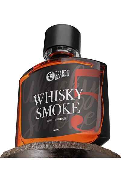 BEARDO عطر ويسكي سموك أو دو بارفان للرجال، 100 مل - عود خشبي حار، يدوم طويلاً