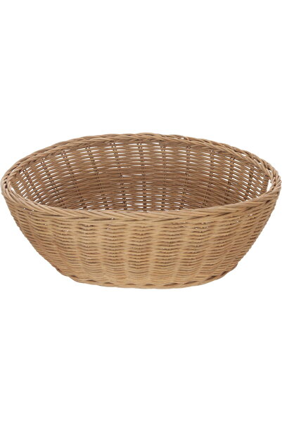 Generic Al Saif Gallery wicker basket, 40x30x15.6 cm, handle - brown