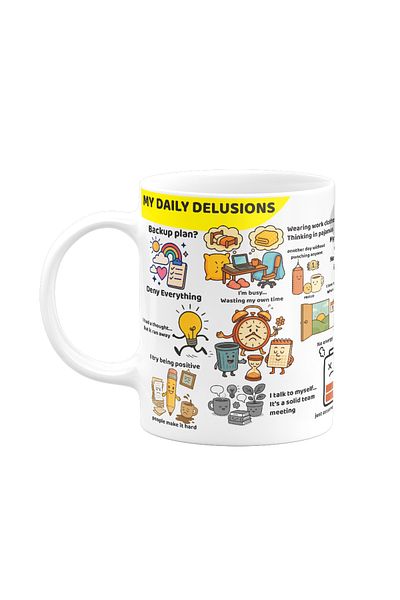 Muheb Coffee Mug - My Daily Delusions