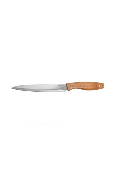 Parfait Knife with Wooden Handle Silver and Brown