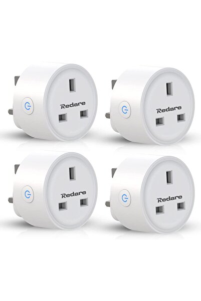 Generic Redare Smart Plug, WiFi Plugs Alexa, 16A Mini Outlet Compatible with Alexa and Google Home
