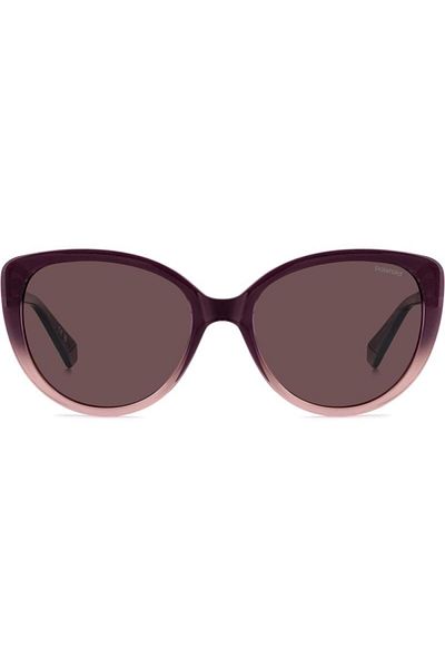 Polaroid Ochelari de soare polarizați pentru femei Polaroid PLD 4176/S/X B3V/KL, Plastic, Violet, 56 mm