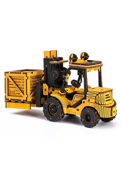 Robotime Forklift - 3D Mechanical Wooden Puzzle - 139 Pieces