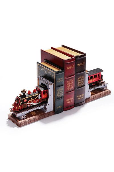 Robotime Book Train - Library Diorama - Do It Yourself Kit - 313 Pieces