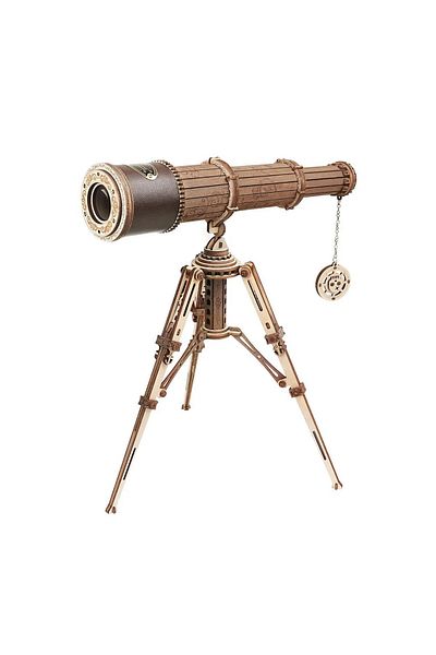 Robotime Pirate Monocular Telescope - 3D Mechanical Wooden Puzzle - 314 Pieces