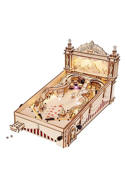 Robotime Pinball Table - 3D Mechanical Wooden Puzzle - 482 Pieces