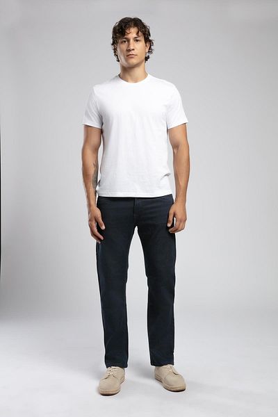 Lee Cooper Ricky High Waist Straight Cut Straight Leg Black Men's Jean Pants