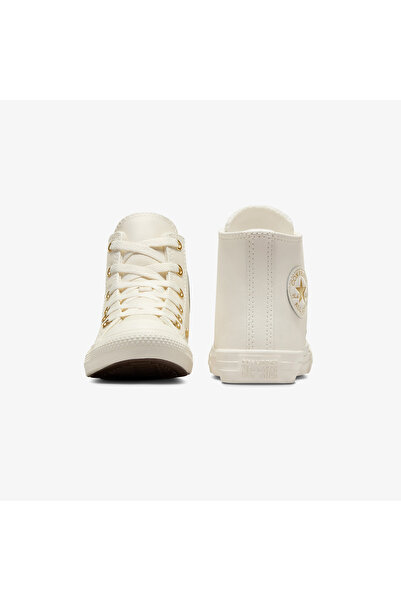 Converse Chuck Taylor All Star Taylored Lux Çocuk Krem Deri Sneaker